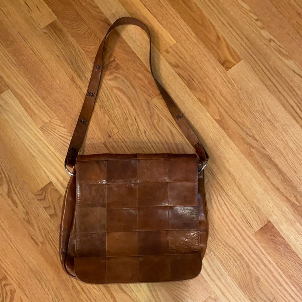 Vintage leather satchel